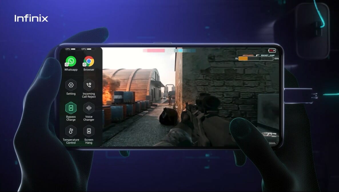 Infinix NOTE 30 ensures optimal gaming with bypass charging