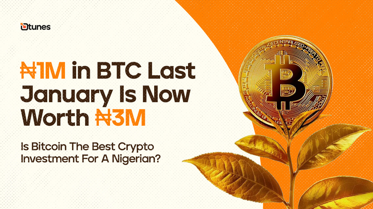 ₦1M in BTC Last January Is Now Worth ₦3M — Is Bitcoin The Best Crypto  Investment For A Nigerian? - TechCity