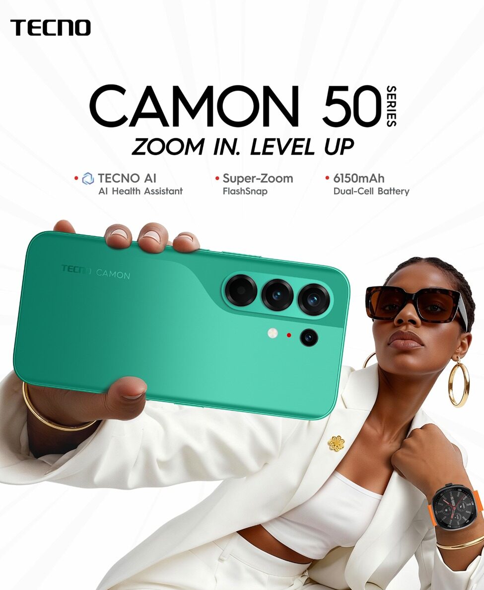 TECNO CAMON 50, CAMON 50 Pro, and CAMON 50 Ultra 5G Redefine Camera Power and AI Productivity in One Flagship Series.